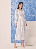 WesternStitch  white printed tranding maxi dress WesternStitch WesternStitch  white printed tranding maxi dress WesternStitch
