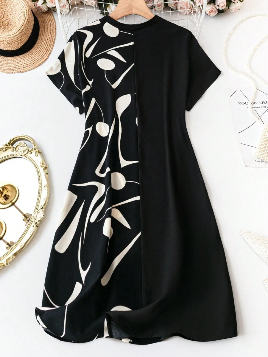 WesternStitch blaCK half Print Dress WesternStitch WesternStitch blaCK half Print Dress WesternStitch