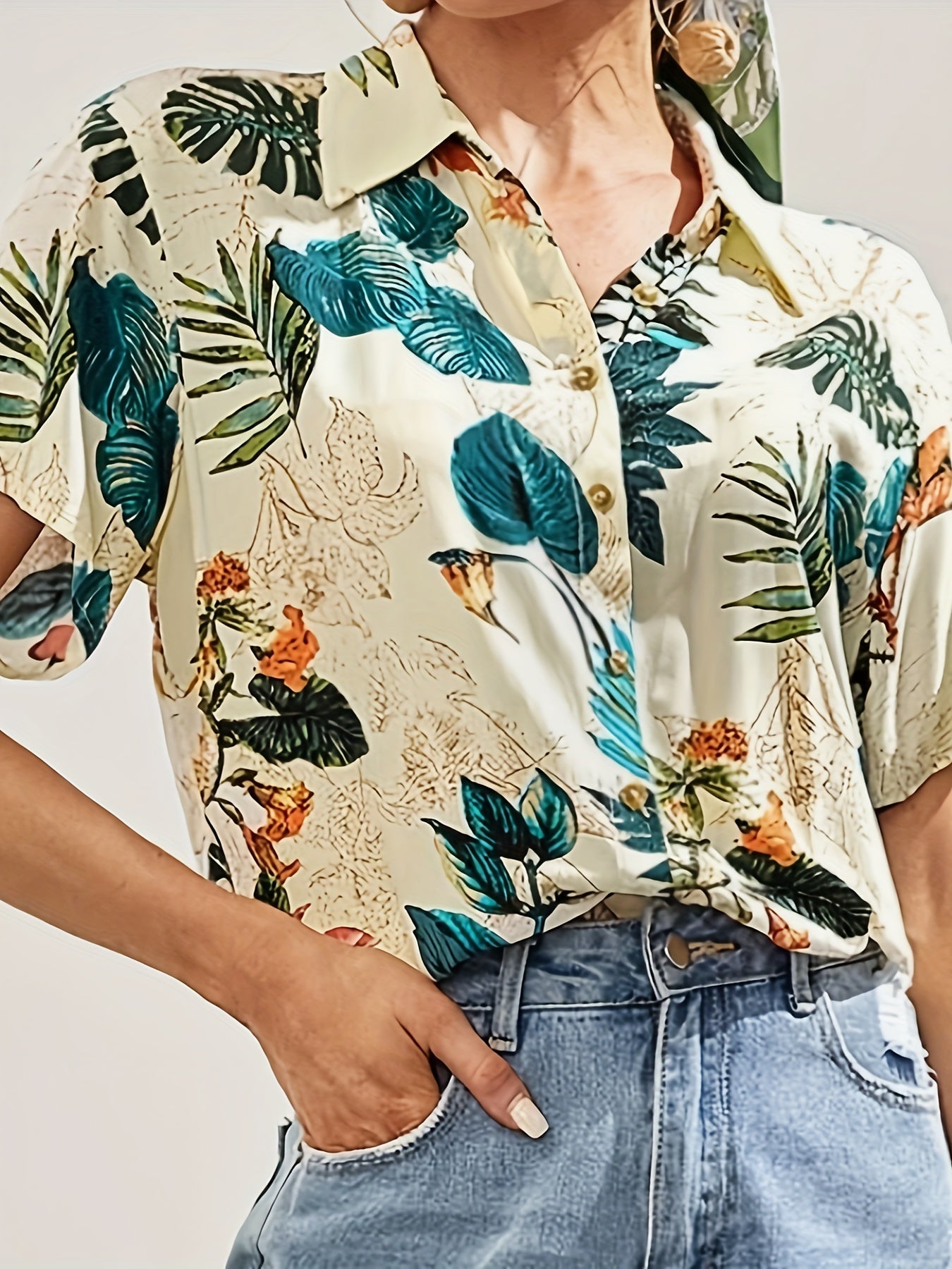 WesternStitch Tropical Print Shirt WesternStitch WesternStitch Tropical Print Shirt WesternStitch