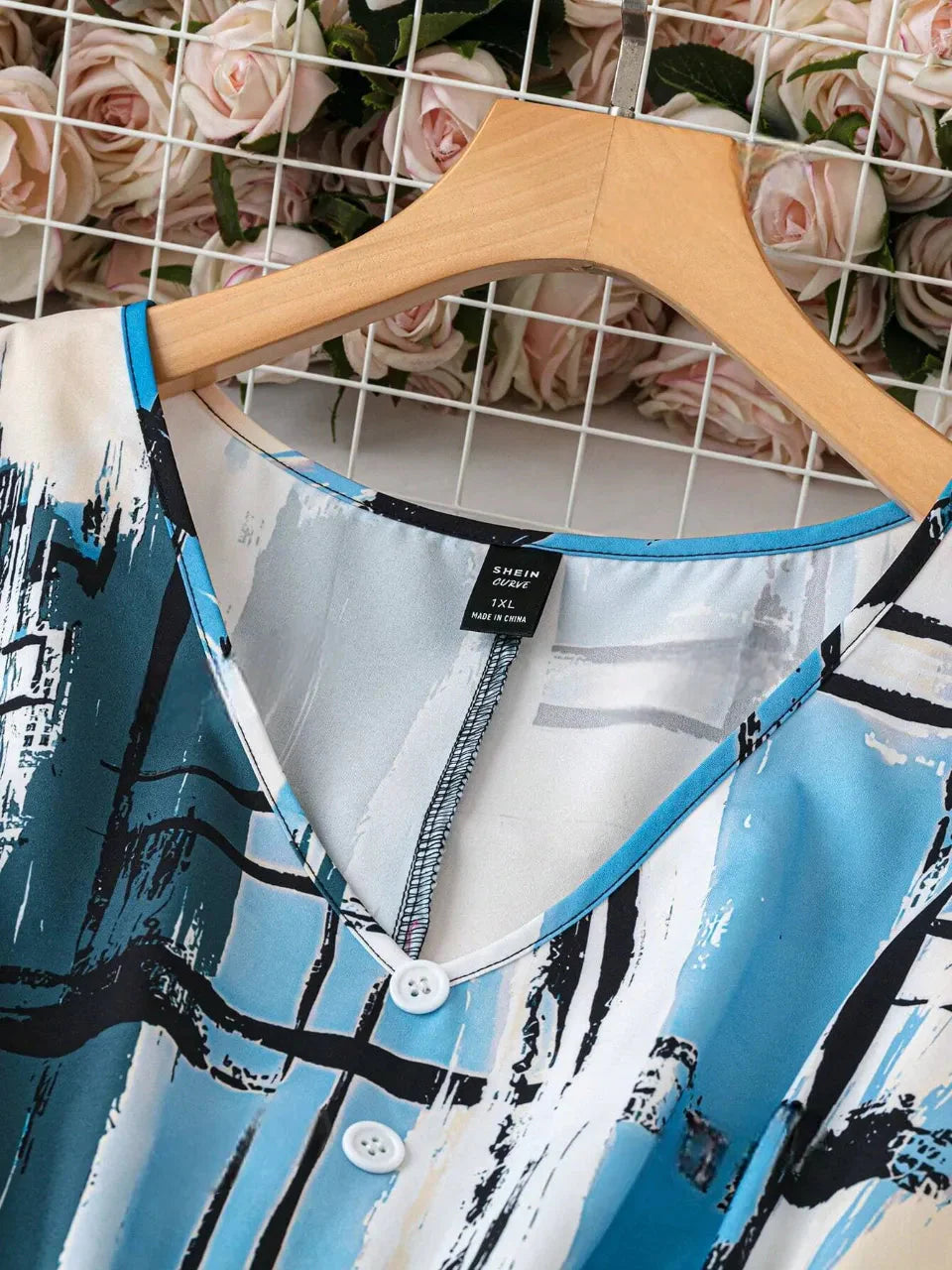 WesternStitch Women's Elegant Plaid & Print V-Neck Short Sleeve Summer Dress WesternStitch WesternStitch Women's Elegant Plaid & Print V-Neck Short Sleeve Summer Dress WesternStitch