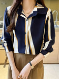 Elegant Striped Button-Down Shirt for Women WesternStitch Elegant Striped Button-Down Shirt for Women WesternStitch