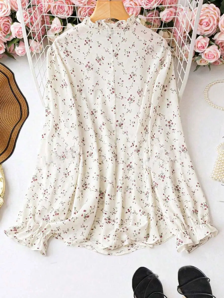 Cream printed designer top WesternStitch Cream printed designer top WesternStitch