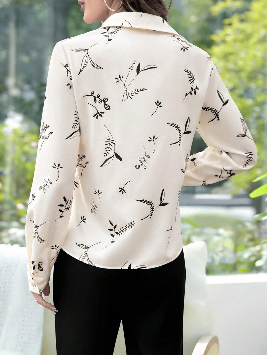 WesternStitch Chic Minimalist Printed Shirt WesternStitch WesternStitch Chic Minimalist Printed Shirt WesternStitch