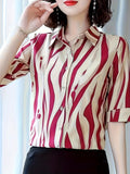 Designer Women's Printed Rayon Shirt Top WesternStitch Designer Women's Printed Rayon Shirt Top WesternStitch