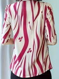 Designer Women's Printed Rayon Shirt Top WesternStitch Designer Women's Printed Rayon Shirt Top WesternStitch
