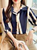 Elegant Striped Button-Down Shirt for Women WesternStitch Elegant Striped Button-Down Shirt for Women WesternStitch