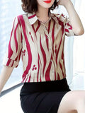 Designer Women's Printed Rayon Shirt Top WesternStitch Designer Women's Printed Rayon Shirt Top WesternStitch