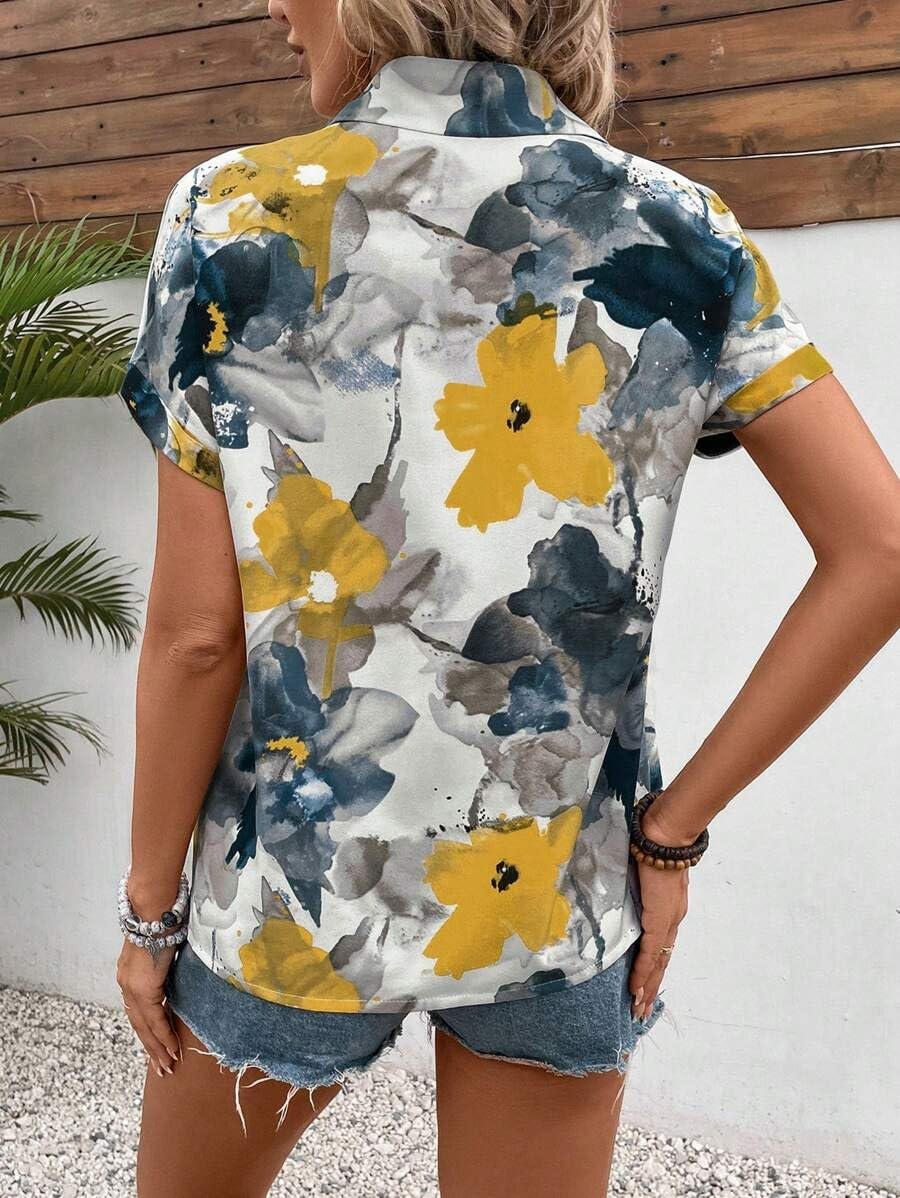 WesternStitch Shirt for Women Stylish Western Korean Design Short Sleeves WesternStitch WesternStitch Shirt for Women Stylish Western Korean Design Short Sleeves WesternStitch