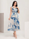WesternStitch  GEO PRINTED MAXI DRESS WesternStitch