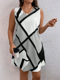 WesternStitch Plus Geo Print Tank Dress WesternStitch