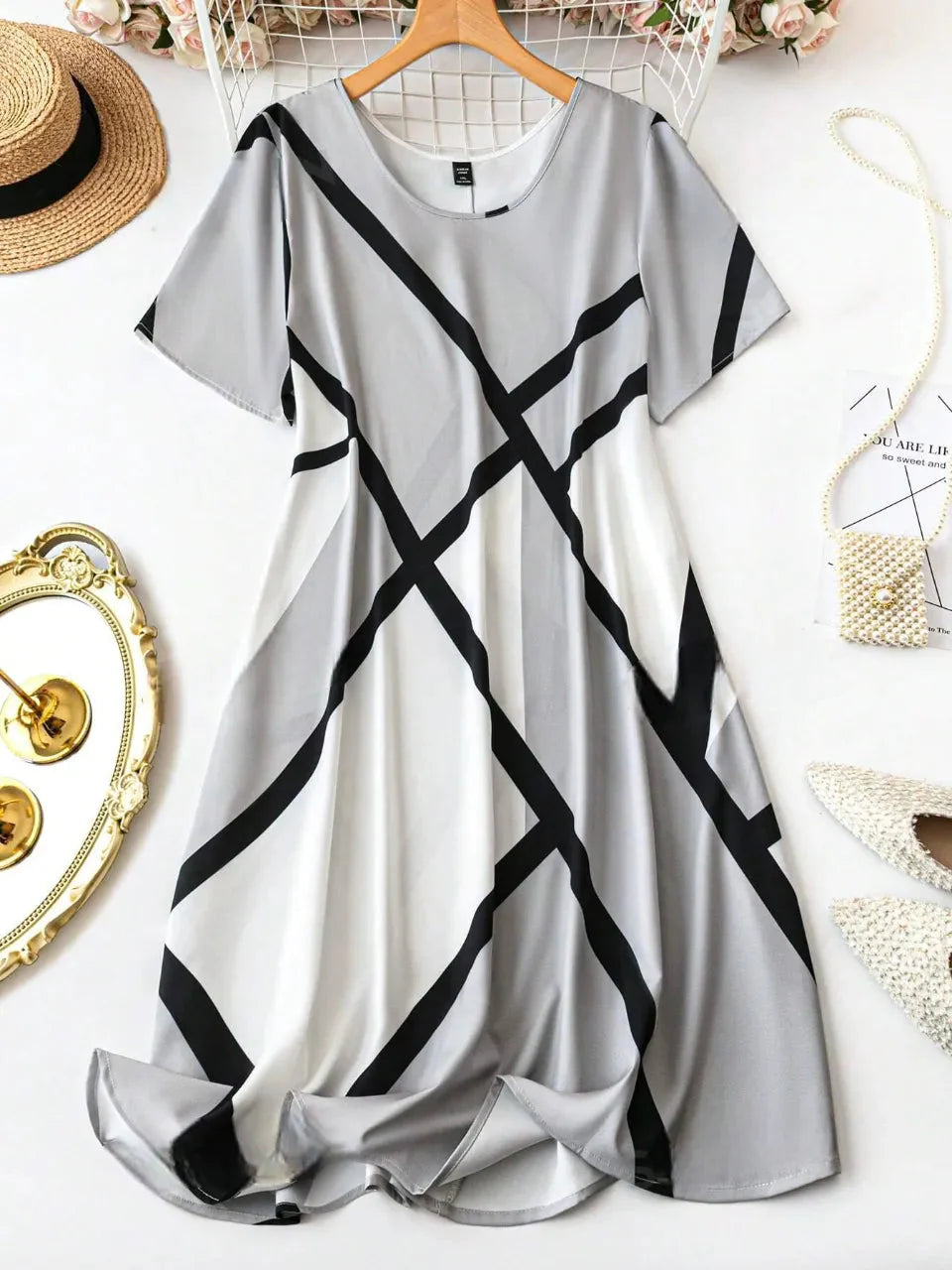 WesternStitch Plus Geo Print Tank Dress WesternStitch