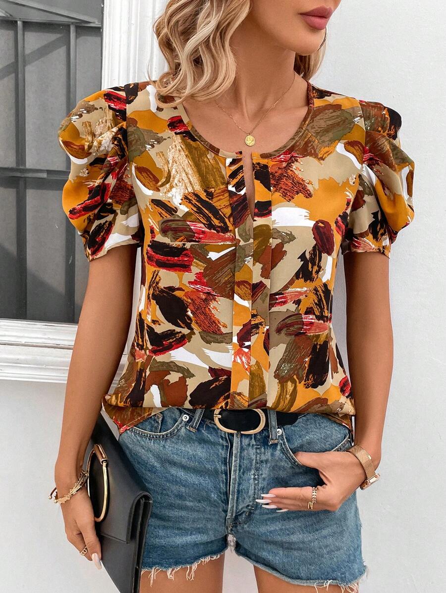 WesternStitchTrendy Women's Western Top with Artistic Vibes WesternLove