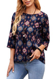 Women's Printed Rayon Shirt Top for Women WesternStitch